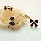 Fit-to-Kill - Dog and bone with Ribbon Earrings