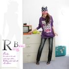 RingBear - 'Love' Print Scoop-Neck Tee