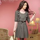 Tokyo Fashion - Button-Front Ruffle Dress