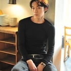 JBROS - Round-Neck Long-Sleeve T-Shirt