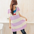 YoungBaby - Scoop-Neck Striped Knit Dress