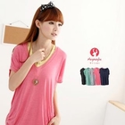 Maymaylu Dreams - Hooded Short-Sleeve V-Neck Top