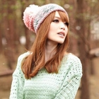 Tokyo Fashion - Snowflake-Print Pompom Beanie