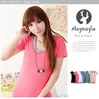 Maymaylu Dreams - Inset Double Neck Short-Sleeve Tee