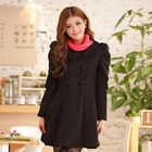 JK2 - Bow-Accent Lace-Back Coat