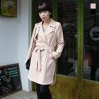 J-ANN - Double-Breasted Trench Coat