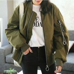 SEYLOS - Hoop Bomber Jacket SEYLOS - Hoop Bomber Jacket