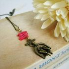 MyLittleThing - Copper Birds-in-love Necklace