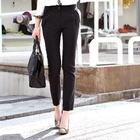 STYLEKELLY - Flap Pocket Slim-Fit Pants
