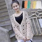 LORIKEET - Pointelle-Knit Cardigan 