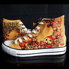 HVBAO - &ldquo;Halloween Pumpkins&rdquo; High-Top Sneakers