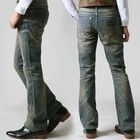 Manual - Washed Boot-Cut Jeans
