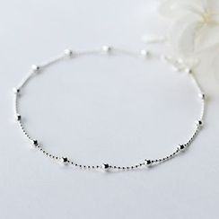 A’ROCH - S925 Silver Ball Anklet A’ROCH - S925 Silver Ball Anklet