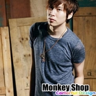 Monkey Shop - Scoop Neck Short-Sleeve Tee