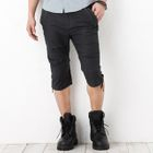 BLACK ASUKA - Woven-Detail Shorts