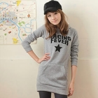 E.F.Shop - Fleece-Trim Hooded Pullover