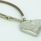 MyLittleThing - Leather Heart Bracelet