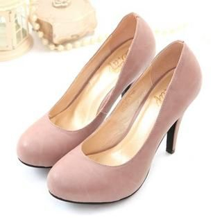 Faux-Leather Pumps Faux-Leather Pumps