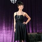 59 Seconds - Diamante-Detail Padded Satin Party Dress