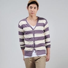 SLIM&FIT - Striped Cardigan