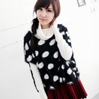 BAIMM - Short Sleeve Dotted Knit Top