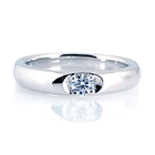 Chow Sang Sang - 900 Platinum Diamond Ring