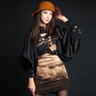 Nabi - Balloon-Sleeve Minidress