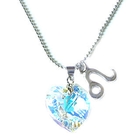 6thJune - Sweet Leo - Zodiac Sign Necklace with Swarovski Sparkling Crystal Heart
   
