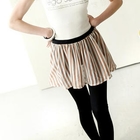 Tokyo Fashion - Inset Striped Skirt Leggings