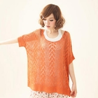 CatWorld - Loose-Fit Open-Knit Top
