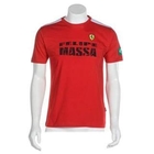 Act Gear - [Men] Ferrari Massa Stripe Tee-Shirt