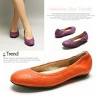 MODELSIS - Genuine Leather Elastic Flats