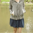 CatWorld - Elastic-Waist Denim Skirt