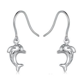 Dophine Earrings 14K/585 White Gold Dophine Earrings 14K/585 White Gold