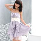 59 Seconds - Sleeveless ' Bow' Satin Party Dress