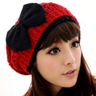 Bow-Accent Beanie Bow-Accent Beanie
