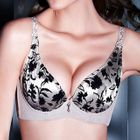 Moonbasa - Charm-Accent Floral Satin Bra