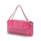 Smoothie - Chain-Strap Fringed Handbag