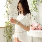 Tokyo Fashion - Cut Away-Sleeve Cutout Top