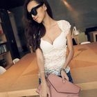 PUFFY - Bustier Detail Lace Top