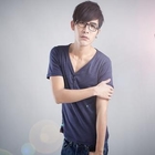 Sha 2 Shop - Single-Breasted Short-Sleeve V-Neck Top