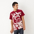 Buden Akindo - Short Sleeve Print T-Shirt- Festival Pig