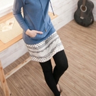 CatWorld - Inset Patterned Skirt Leggings