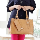 PG Beauty - Buckled Tote with Coin Purse