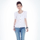 O.SA - Shirred-Sleeve Blouse