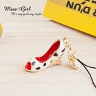 Miss Girl - Rhinestone Pump Mobile Strap