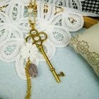 MyLittleThing - Romantic Gold Long Key Necklace
