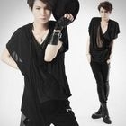deepstyle - Asymmetric Zipup Top