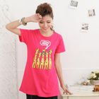 RingBear - Giraffe-Print Short-Sleeve Tee