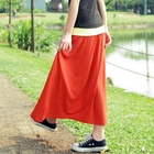 CatWorld - Elastic-Waist Long Skirt